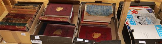 Three boxes of Punch books and seven boxes of Punch magazines